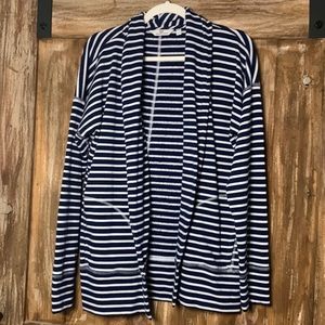 Vineyard vines striped cotton cardigan